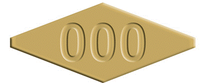 Indicazione del titolo per Oro 375, 585 e 750